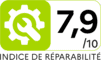 Indice de réparabilité 7,9 sur 10